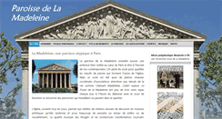 Desktop Screenshot of eglise-lamadeleine.com
